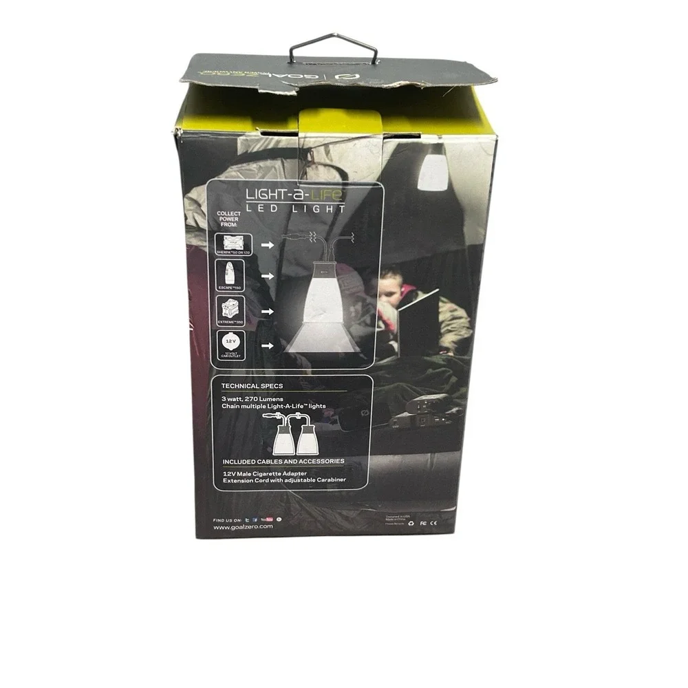 Goal Zero Light A Life LED Lantern Power Anywhere Camping Outdoors 270 Lumens‎